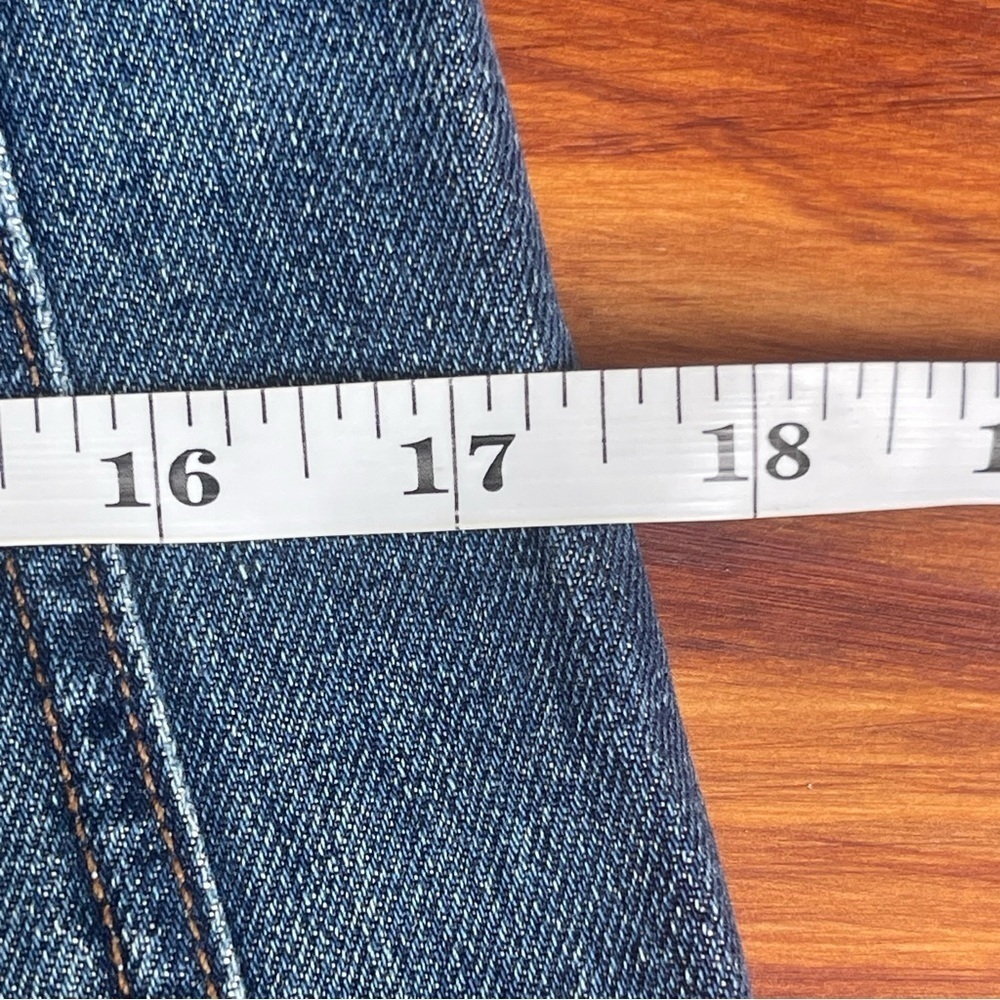 Reformation High Rise Baggy Relaxed Wide Leg Dark Denim Jeans 24/26, 0/2 - Picture 14 of 16